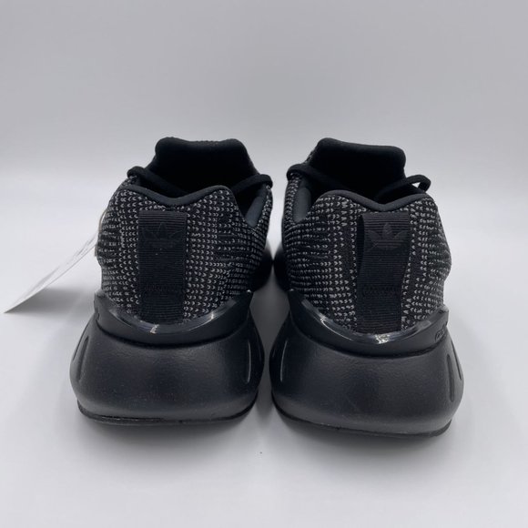 adidas Swift Run 22 Black / Grey Womens Shoes - Picture 4 of 8